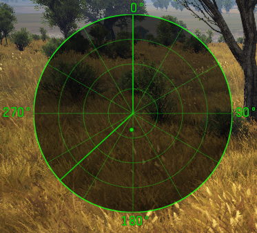 Radar in surveillance mode      