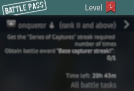 See Battle Pass menu at the right side of the hangar
