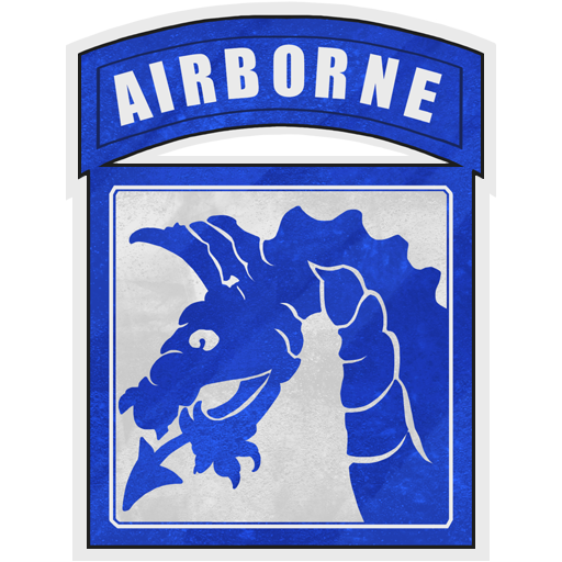 “Emblem of XVIII Airborne Corps” decal