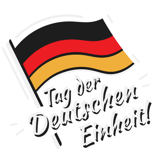 “German Unity Day” decal