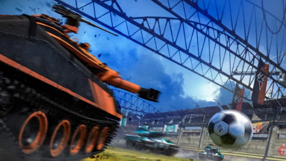 For 100 points  Loading screen “Tank Football - Inspiration” 