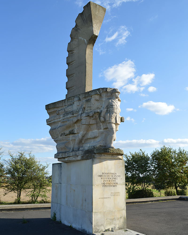 Pomnik upamiętniający bitwę​